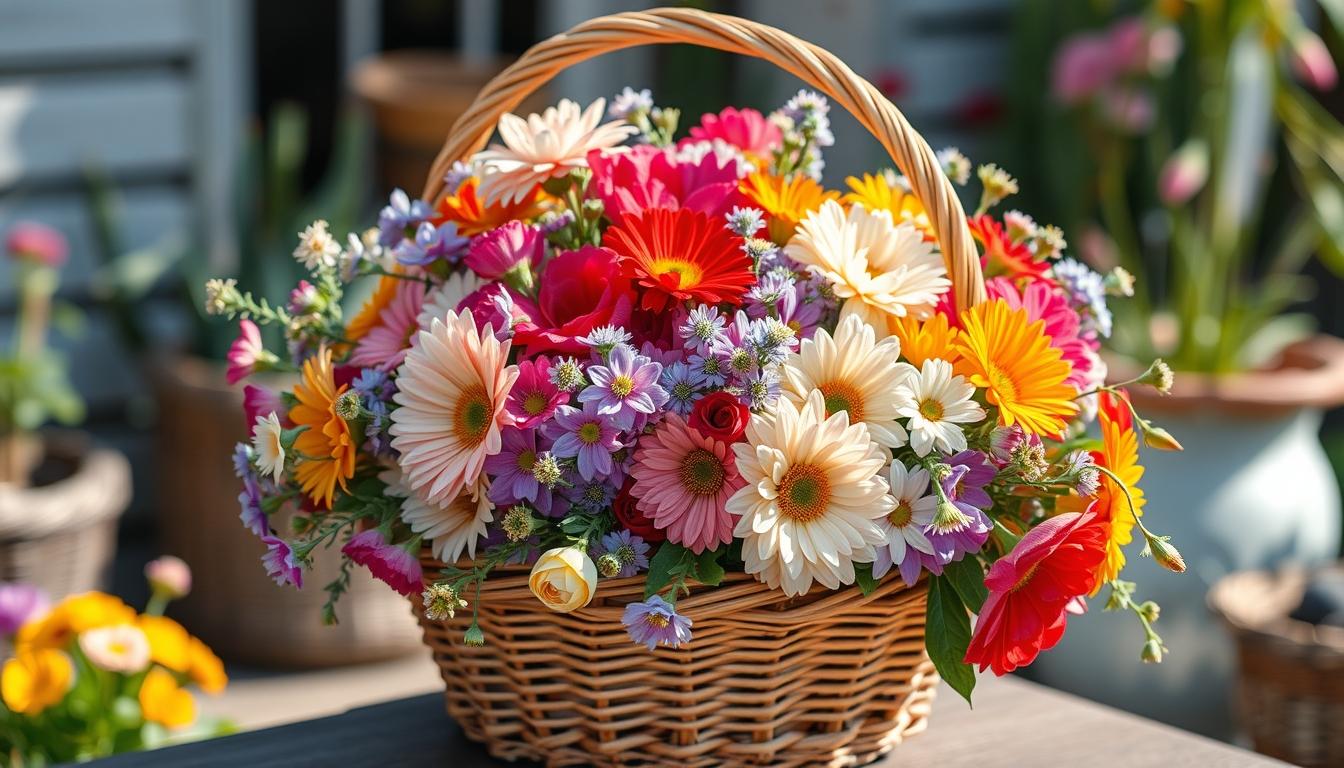 Seasonal flower arrangements